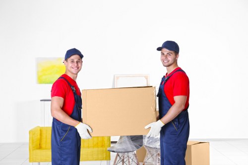 Removal team helping with a home move in Beddington