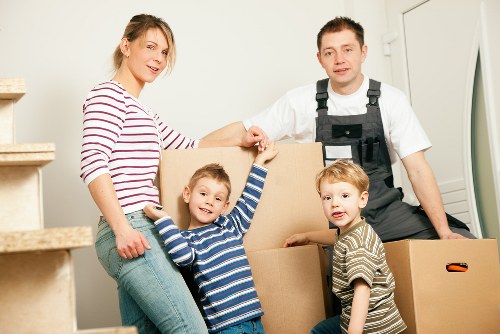 Local team loading furniture from a home in Beddington