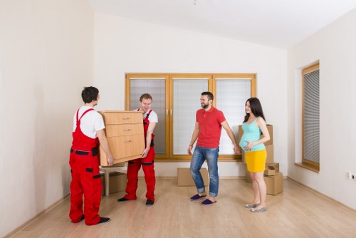 Removals van service for moving homes in Beddington