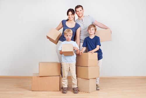 Moving van and packing support for local removals in Beddington
