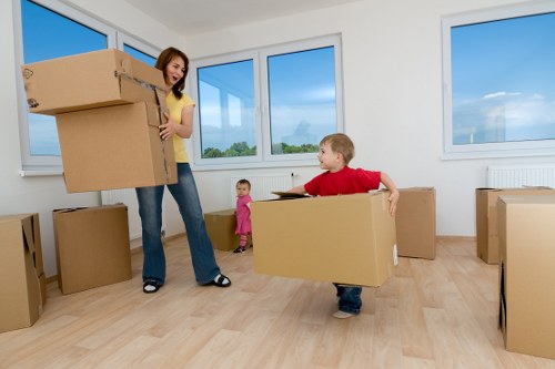 Commercial removal support for a local Beddington business move