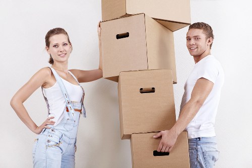 Commercial moving van support for offices and businesses in Beddington