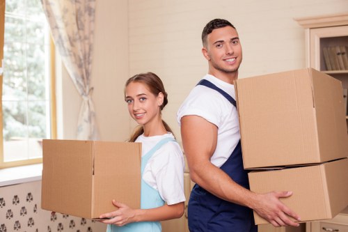 Prepared moving van for a local Beddington move