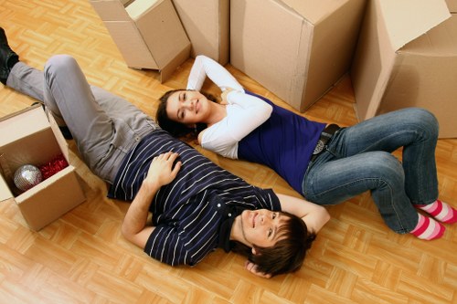 Packing and loading service for a local move