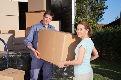 A moving checklist and packed items ready for a Beddington home relocation