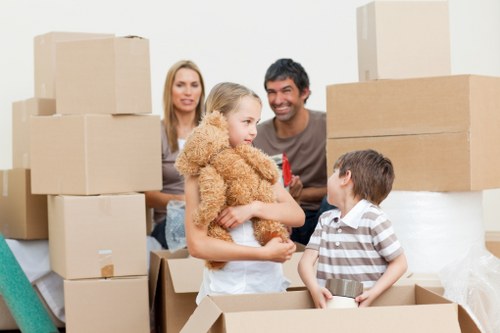 A local office removals team working in Beddington near mixed residential and commercial areas