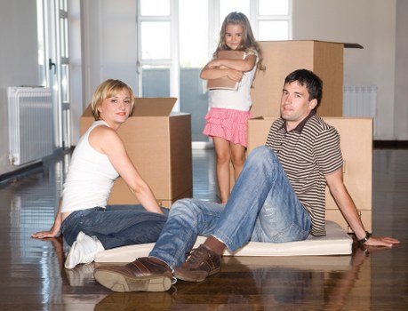 Professional movers assisting with access and parking in Beddington