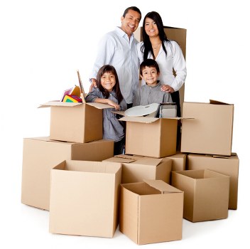 Professional movers handling a flat move near Beddington